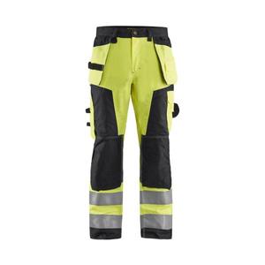 BLAKLADER - 156818113399C62 Pantalones artesanos de alta visibilidad Amarillo/Negro-EAN 7330509402603 ROPA DE TRABAJO DE 2017 - Product Image 1