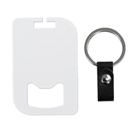 Ouvre-bouteille pour sublimer un porte-clés ouvre-bouteille de bière imprimé double face personnalisé vierge