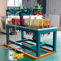 Machine à tresser les lignes de pêche à 39 broches, contrôlée par PLC, entraînée par un moteur, offrant une productivité élevée, 380/220/440V, garantie 1 an