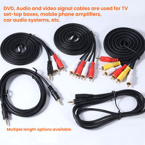 <span class=keywords><strong>Cable</strong></span> de Audio Dual <span class=keywords><strong>RCA</strong></span> <span class=keywords><strong>Plug</strong></span> 3,5 <span class=keywords><strong>Macho</strong></span>-<span class=keywords><strong>Hembra</strong></span> Extensión de auriculares Conexión de DVD Amplificador de TV 4K <span class=keywords><strong>Cable</strong></span> de audiófilo de cobre puro - Product Image 3