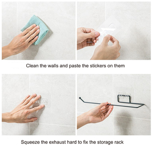 Soporte de papel de cocina, rollo de soporte para baño, toallero, decoración de <span class=keywords><strong>Pared</strong></span>, organizador de estantería de pañuelos - Product Image 4