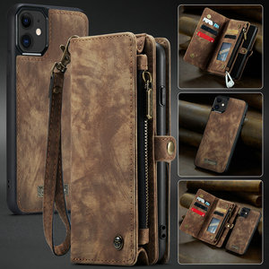 Pour CaseMe <span class=keywords><strong>Original</strong></span> 2in1 détachable en cuir TPU carte PC étui portefeuille à glissière pour <span class=keywords><strong>iPhone</strong></span> <span class=keywords><strong>11</strong></span> vente en gros pour <span class=keywords><strong>iPhone</strong></span> <span class=keywords><strong>11</strong></span> couverture amovible - Product Image 2