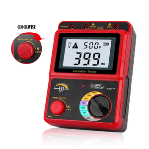 Testeur de résistance d'isolement intelligent AR907+ haute résistance 1000V/1kV pour le secteur des produits M E E R - Product Image 4