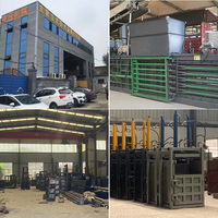 Presse à balles hydraulique compacteuse de ferraille, plastique et carton, prix usine, avec composants essentiels du moteur et du roulement
