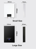 CE/CB/ETL pemanas air listrik Multi-power 11-24kW Harga terbaik pemanas air instan tanpa tangki air panas