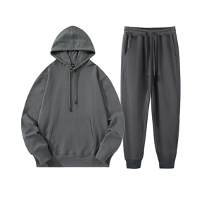 Baggy Fit hommes survêtement survêtement unisexe Football 2 pièces ensemble survêtement sweat pantalons de survêtement course survêtement pour les femmes - Product Image 1