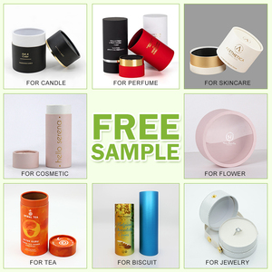 Biểu Tượng Tùy Chỉnh In Rỗng Vòng Xi Lanh Bao Bì Hộp Cao cấp Quà Tặng Trà Thiết Lập Với Dập Nổi Và Miếng Bọt Biển Lót Giấy Ống - Product Image 5