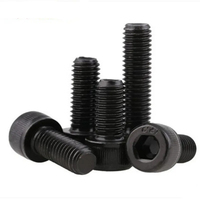 Tête de clé Allen DIN912 m2, 5 m2, 5 m3 m4 m5 m6 m8 acier inoxydable 1.4 ou 1.6 vis hexagonale interne noire