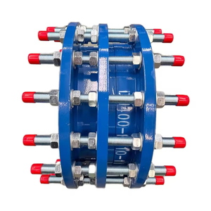 Quá trình đúc JIS tiêu chuẩn đôi Mặt bích sắt có thể tháo rời khớp Truyền tải điện 30mm Kích thước Ống mở rộng áp lực cao - Product Image 4
