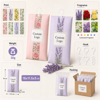Bolsa de Lavanda Personalizada para Armario, Coche y Aromatización del Hogar