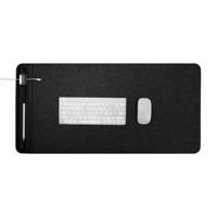 Nouvel arrivage Tapis de souris double face Protecteur de table pour ordinateur portable Tapis d'écriture en cuir PU et liège naturel Tapis de bureau carré en PVC pour le bureau