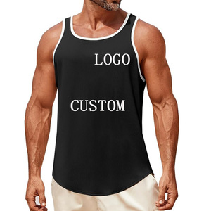 Camiseta sin Mangas Deportiva <span class=keywords><strong>para</strong></span> <span class=keywords><strong>Hombre</strong></span>, Personalizada de Fábrica, Nueva, Transpirable, Informal, 100% Poliéster, Secado Rápido, Tejido de Malla Elástica, <span class=keywords><strong>para</strong></span> <span class=keywords><strong>Gimnasio</strong></span> - Product Image 1