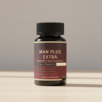 Capsules de racine de Maca noire pour l'endurance masculine avec soutien au Ginseng, 60 capsules, qualité alimentaire, vente en gros