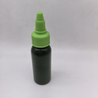 Mini Bouteille D'huile D'olive Petite Cuisine Huile D'olive Vert Mat Bouteille 30ml Pet En Plastique Squeeze Distributeur Bouteille Avec Twist Top Caps