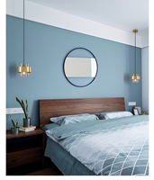 Lustre de plafond, finition dorée nordique, lumière LED, adapté aux salons, salles à manger, luminaires LED en forme de lustre
