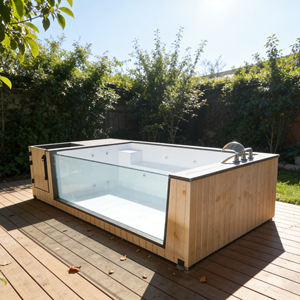 สระว่ายน้ำกลางแจ้ง สระว่ายน้ำเหนือพื้นดิน สระว่ายน้ำอะคริลิค สระว่ายน้ำนวดตัวในวิลล่า สระว่ายน้ำสปาในสวนหลังบ้าน สระว่ายน้ำไฟเบอร์กลาส สระว่ายน้ำและอุปกรณ์เสริม - Product Image 1