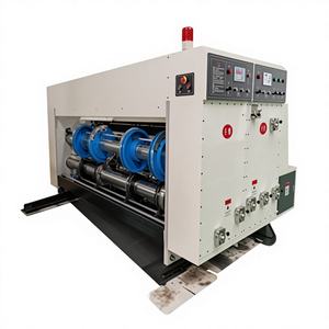 Nouvelle machine d'impression, découpe et rainurage de cartons semi-automatique à alimentation par chaîne, monochrome - Product Image 4