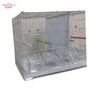 Hete Verkoop Kanariemus Papegaai Metalen Vogelkooi Kleine Huisdier Huis Anti-Bite Anti-Roest Smeedijzeren Volière - Product Image 1