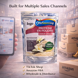 カーブサポートプロテインパウダー バニラ風味 プライベートラベル 増量フォーミュラ OEMメーカー - Product Image 2