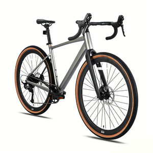 Produttore OEM/ODM di <span class=keywords><strong>Biciclette</strong></span> Gravel con Manubrio Ribassato, Telaio in Lega di Alluminio 700C, Forcella in Carbonio, 10 Velocità, Design e Logo Personalizzati Accettati - Product Image 1