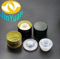 Capsules en aluminium inviolables avec becs verseurs en plastique, prêtes à l'emploi, directement de l'usine, pour huile d'olive, sirop, huile de piment, miel