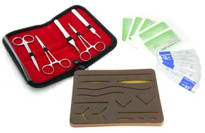 Surgical Suture Practice Customizable Medical Suture Practice Kit With Suture Skin Pad And Tool Kit For Surgical Training