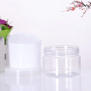 100g 200g 300g doppelwandiger transparenter Kosmetik vorrats behälter Kunststoff Hautpflege Make-up Augen creme Gesichts creme Glas mit weißen <span class=keywords><strong>ca</strong></span>. - Product Image 4