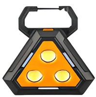 Lampe de travail LED COB portable 10W, rechargeable, IP44, avec crochet magnétique, lampe de secours
