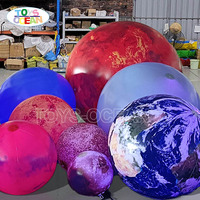 Ballon gonflable en PVC de haute qualité personnalisé en usine, système solaire, planète, planètes gonflables