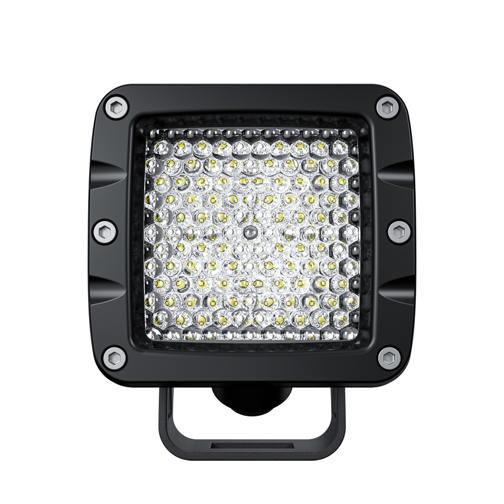 High Power 40W 2 Inch Square LED Work Light Lights Model Diffused Flood Beam Fog Light for Motorcycles & Engineering Equipment