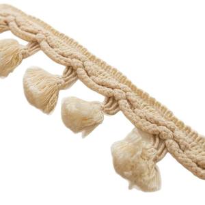 Coussin décoratif carré de style marocain à motif géométrique avec pompons, pour salon, décoration intérieure, housse de coussin de luxe léger - Product Image 2