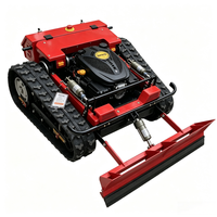 Tondeuse à gazon télécommandée SDLOT en gros, certifiée CE EPA EURO5, coupe-herbe sur chenilles pour jardin et ferme