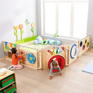 Panneaux de séparation de salle de classe en bois moderne Moetry pour l'école Montessori Maternelle Garderie Enfants - Product Image 1