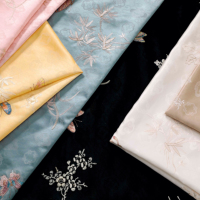 Nouveau lancement 2026 – Tissu jacquard 100 % polyester brodé, respirant, style chinois, pour coussins et sacs de mariage