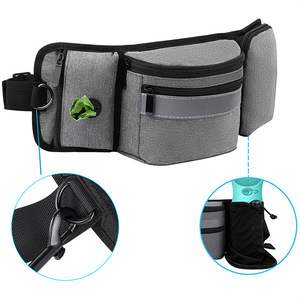 Bolsa de cintura para entrenamiento de mascotas, bolsa multifuncional para golosinas para perros, impermeable, duradera, para caminar, entrenar, uso al aire libre - Product Image 1