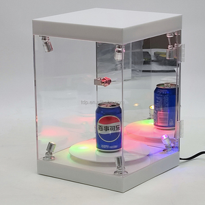 LAPHAL Vitrine transparente pour figurines, étagères de rangement avec