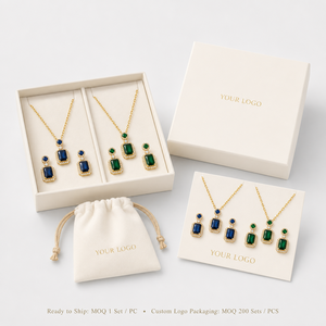 Set di Orecchini e Collana Geometrici per Donne, Design Semplice, Accessori per Uso Quotidiano - Product Image 6