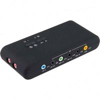 Fabrika 7.1 Ses Kartı 2.0 Ses Arabirimi Pro Müzik Cihazı 8 Kanal USB Fonksiyonlu Ses Kayıt Cihazı Harici 2 Mikrofon Girişleri