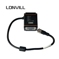 LONVILL Matriz de datos de alta velocidad Centro de Clasificación Industrial Ethernet con cable Código de inventario código de barras fijo Escáner 2D
