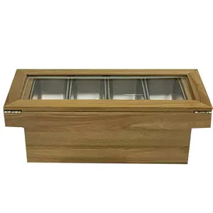 定制木制调味品支架调料盒调味盒套装