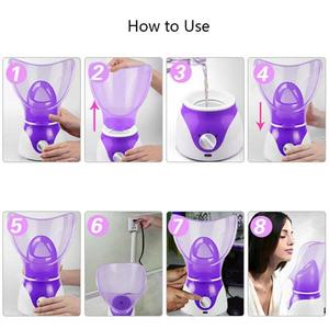 Factory Spa Poros Pulverizador de vapor <span class=keywords><strong>Piel</strong></span> Vaporizador Facial Sauna Cara Nariz Niebla Vaporizador térmico frío y caliente - Product Image 6