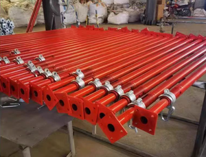 A Estrutura de Suporte de Aço para Andaimes de Construção Pesada é Revestida com Acabamento Galvanizado. - Product Image 2