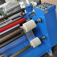 Machine automatique de stratification et de refendage d'autocollants d'étiquettes en film plastique PET