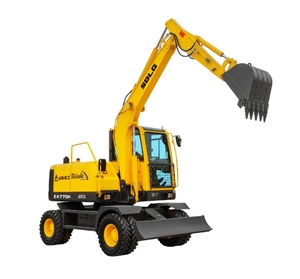 Excavatrice SDLG EA775H 8 tonnes, pelle hydraulique en bon état avec moteur d'origine et composants principaux de la pompe - Product Image 1