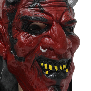 Maschera Horror Demon Clown Latex Zombie Latex New Style PROM Party Halloween Cosplay smorfia rosso Unisex uomo donna 1 pz/opp Bag U78 - Product Image 6