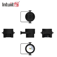 Projecteurs LED COB RGBW 120W en alliage d'aluminium Intuiit avec contrôle DMX512 pour l'éclairage de scène intérieure et de stations de télévision