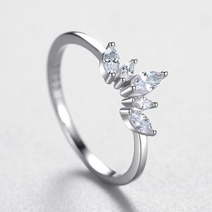 Ada Jewelry Anillos De Joyería De Moda S925 Argent Sterling Coupe Ovale Zircons 3A Bague Design Couronne - Product Image 4