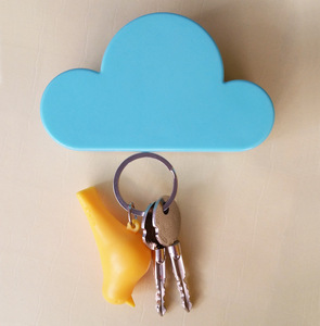 <span class=keywords><strong>Porte</strong></span>-clés <span class=keywords><strong>mural</strong></span> magnétique en forme de nuage, un aimant puissant et puissant maintient les <span class=keywords><strong>porte</strong></span>-clés - Product Image 2