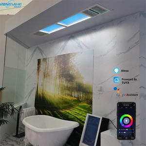 Lumière artificielle de plafond bleu ciel de Chine, lumière du <span class=keywords><strong>soleil</strong></span>, 110V 220V, lumière LED pour salle de bain avec ventilateur de chauffage d'air, ventilation - Product Image 3