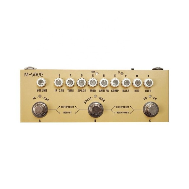 M-VAVE CUBE BABY AC Ultra-Compact Multi-Effects Processor for Acoustic Guitar